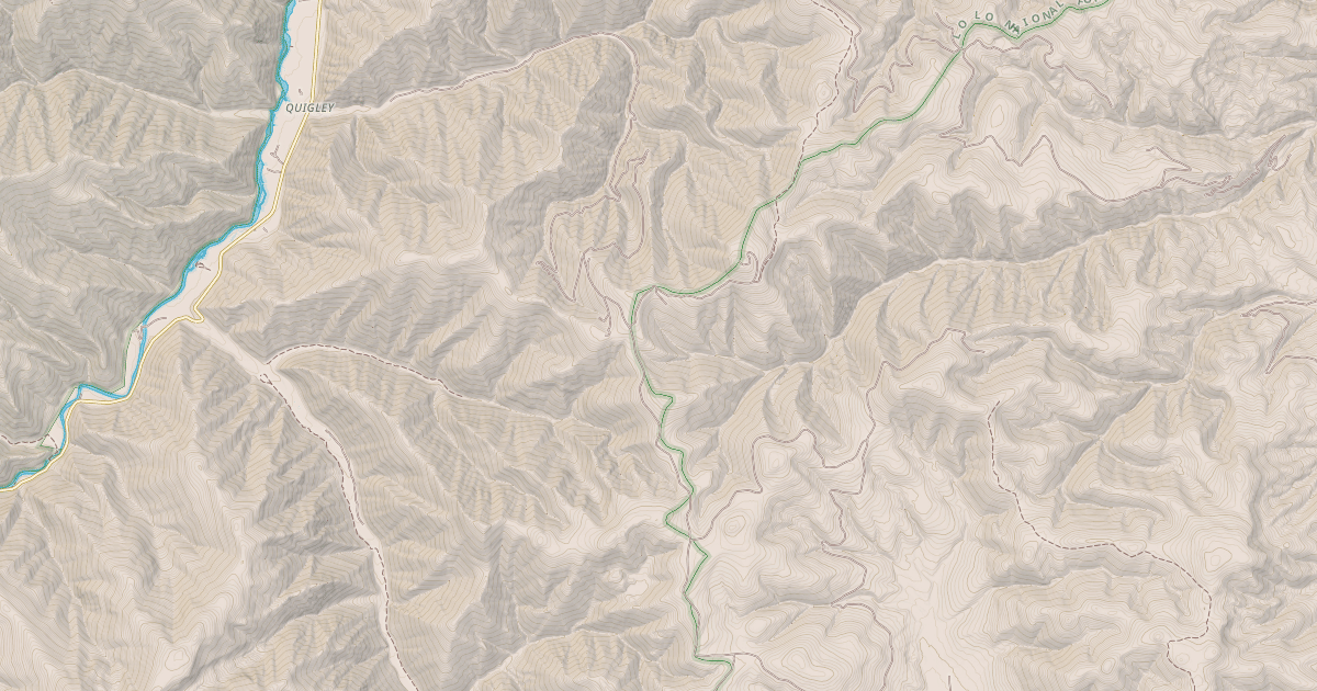 Map preview of UPPER BREWSTER CREEK