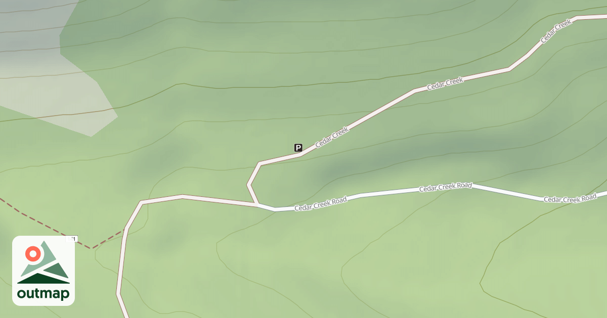 Map of CEDAR CREEK