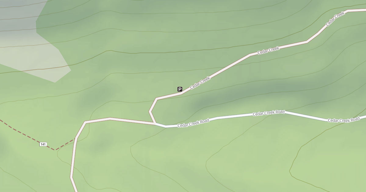 Map preview of CEDAR CREEK