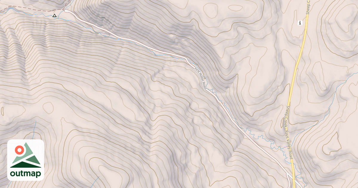 Map of FIRST WATER