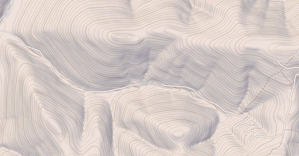 Map preview of Hunters Gulch