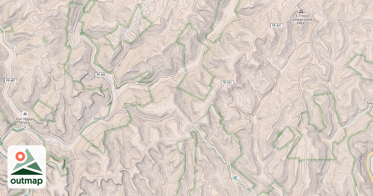 Map of BEAR GAP
