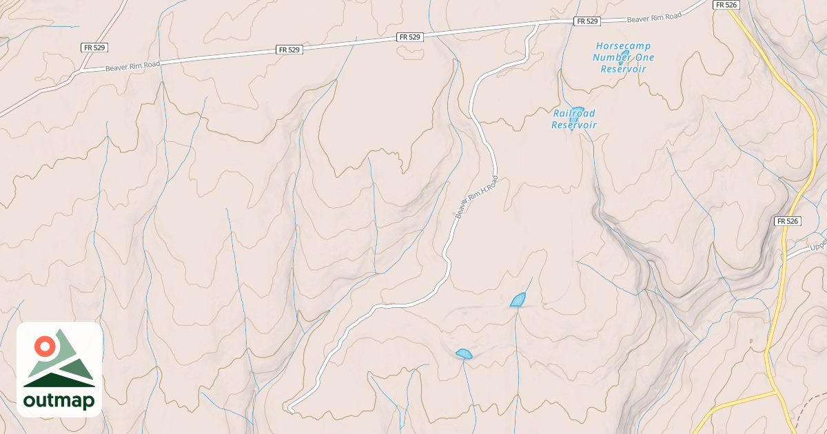 Map of BEAVER RIM H