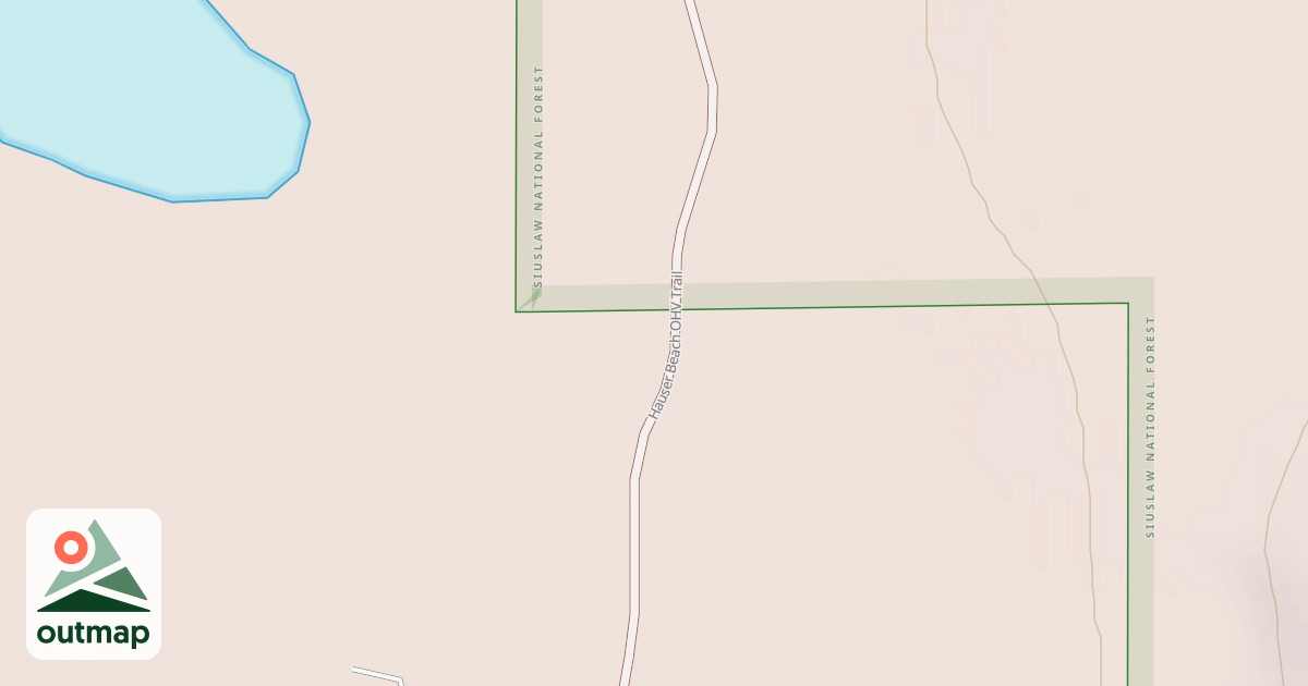 Map of Hauser Ohv Trail