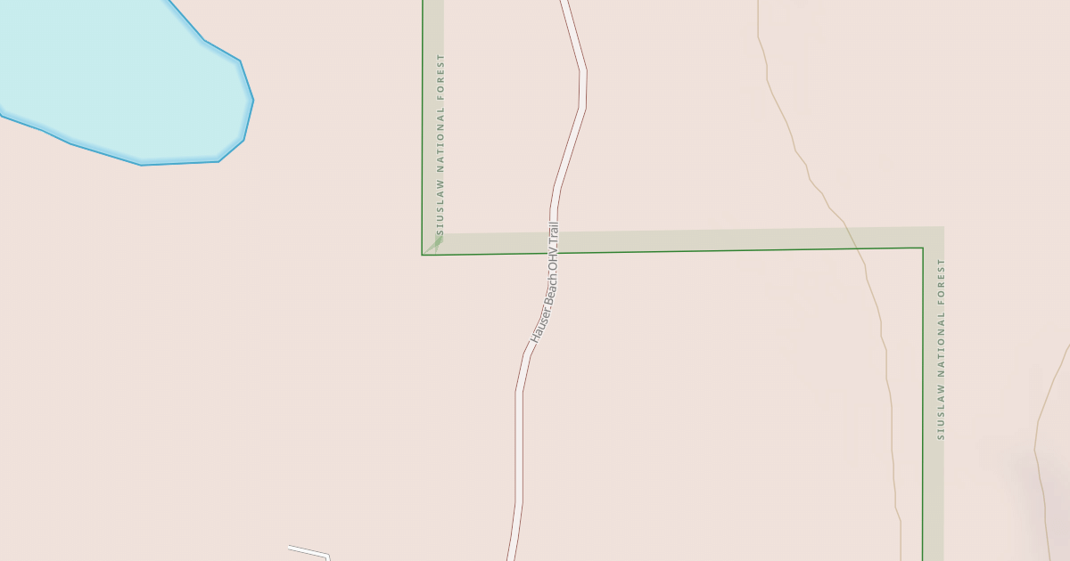 Map preview of Hauser Ohv Trail