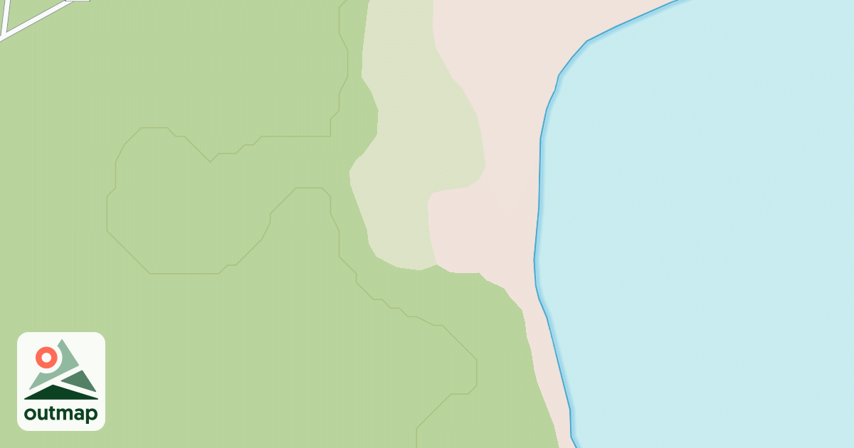 Map of DOE LAKE RECREATION AREA