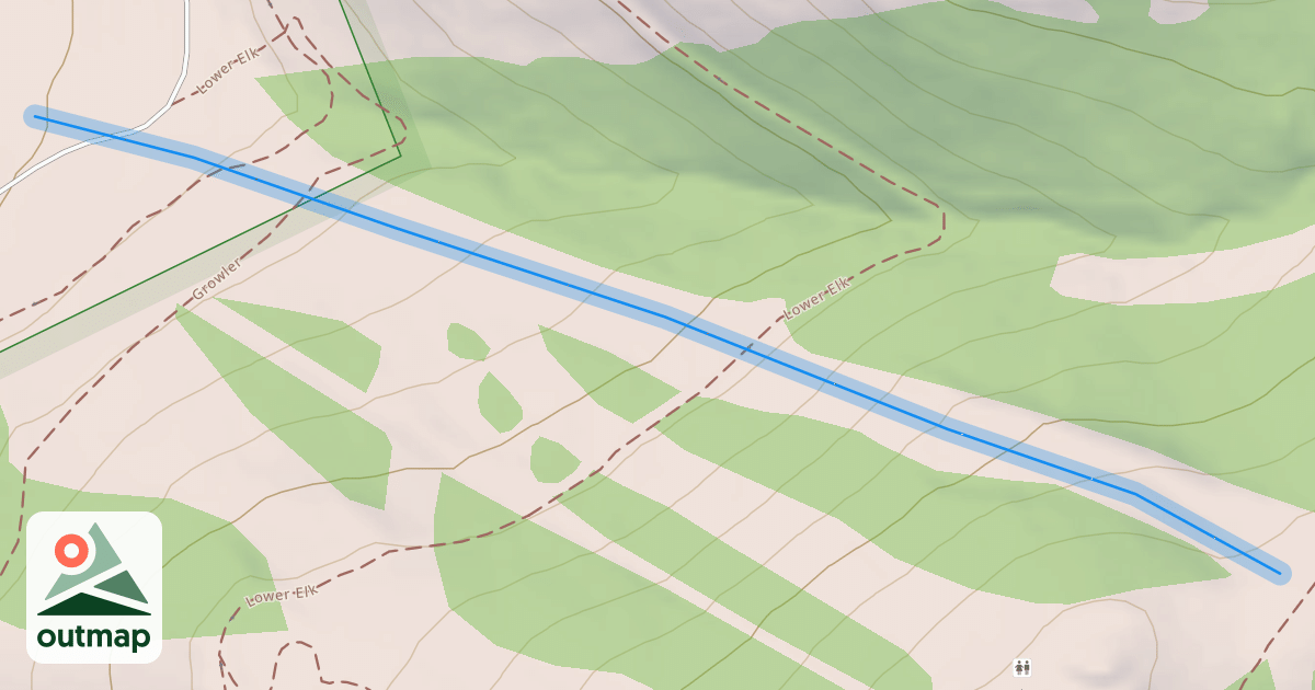Map of Lower Alpine
