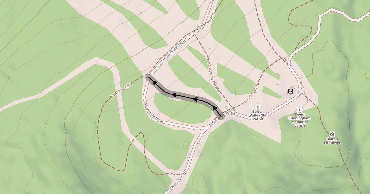 Map preview of Spillway Chute