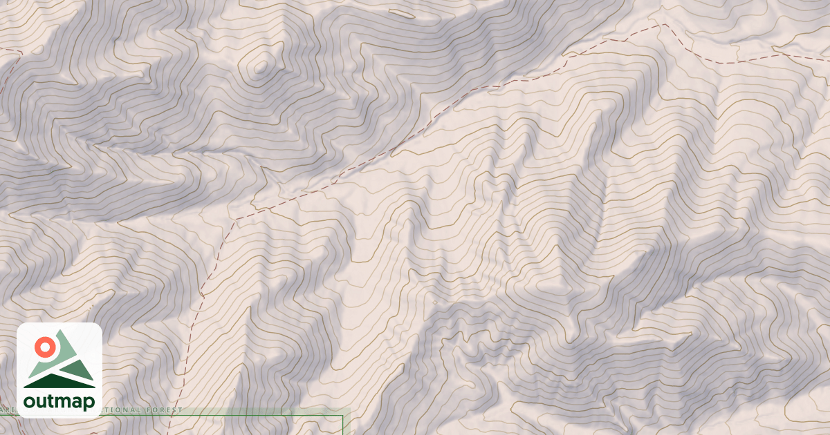 Map of Reed Canyon Trail