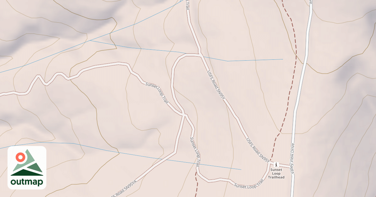 Map of USFS Motor Vehicle Use Map Roads {86406986-F3B5-426F-9740-BAE8394974F7}