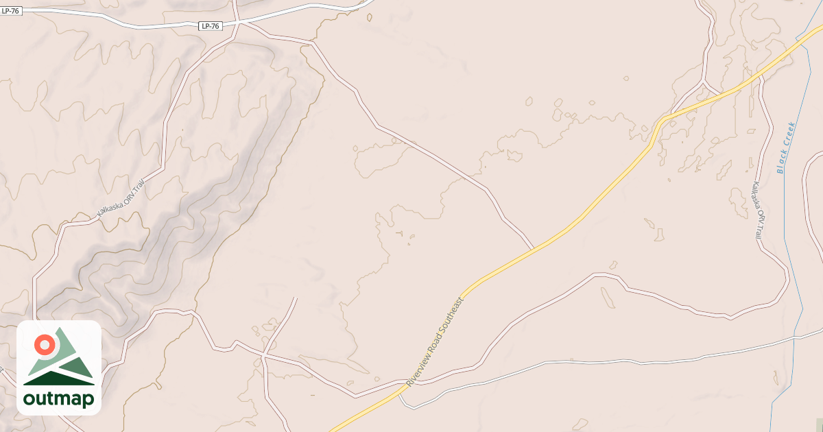 Map of Kalkaska Trail