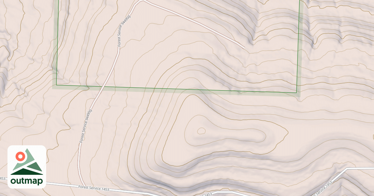 Map of USFS Motor Vehicle Use Map Roads {6B188AE1-A817-4085-819B-E3BF06FF8F03}
