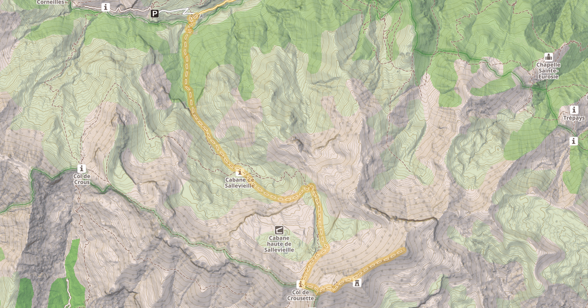 Map preview of Mont Mounier — Roya