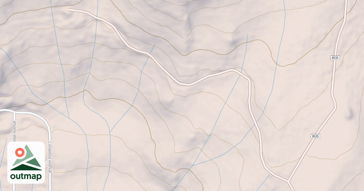 Map of BONERIDGE SPUR