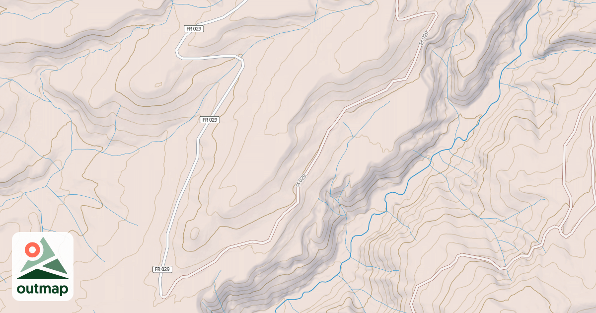 Map of ECHO CANYON J