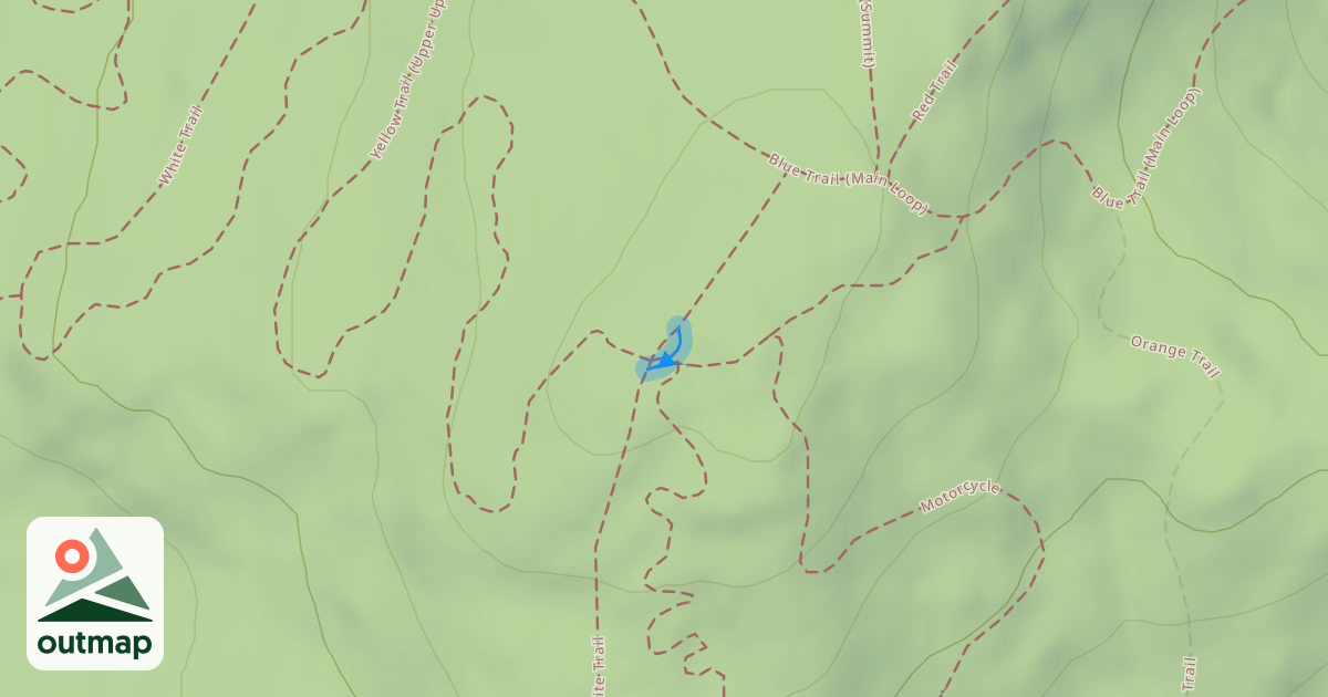 Map of Unmarked Trail