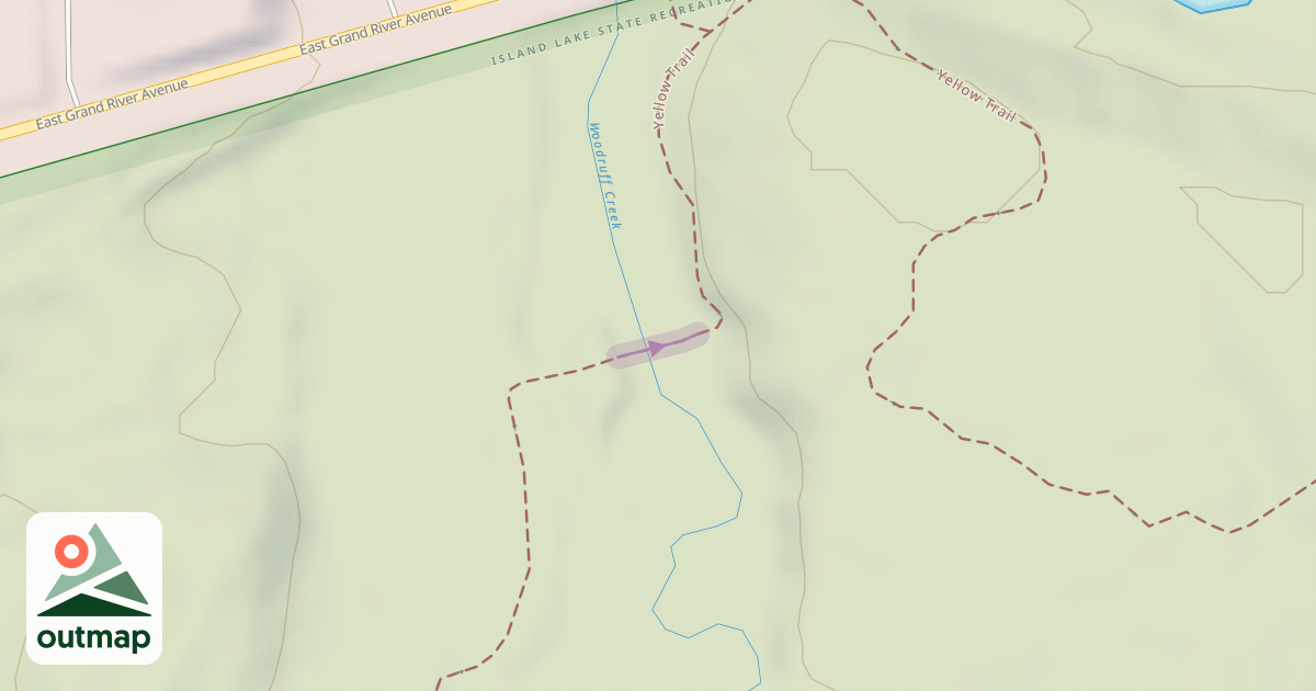 Map of Yellow Trail