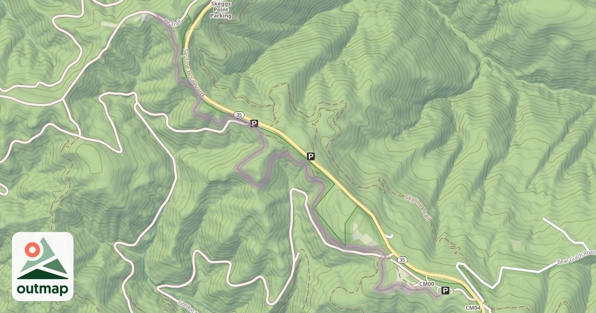 Map of Sierra Morena Trail