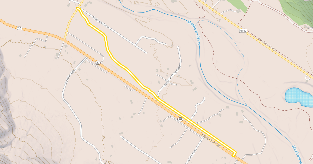 Map preview of John's Way
