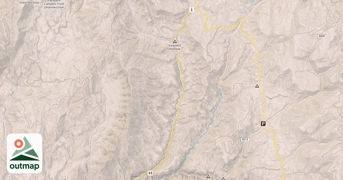 Map of DIAMOND FORK