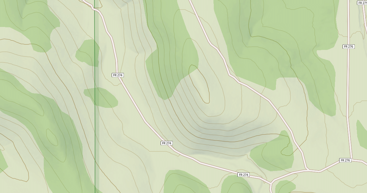 Map preview of USFS National Forest System Roads {2FBF3C36-4B51-4EE5-9442-31BBE8F7E3C8}