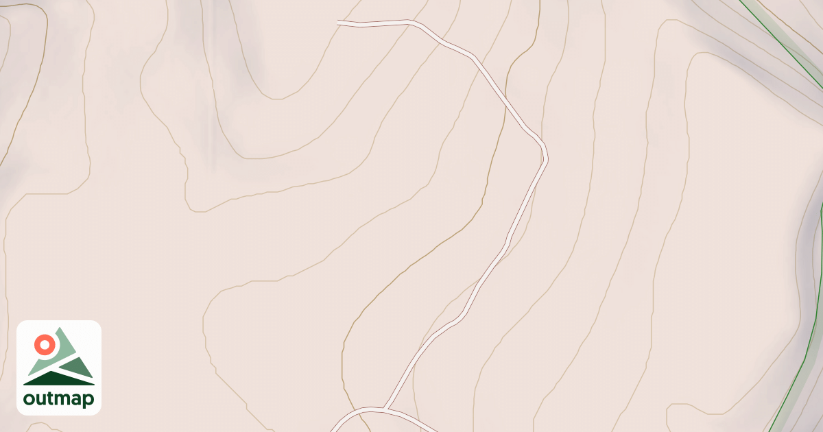 Map of BEARCAMP FLAT SPUR