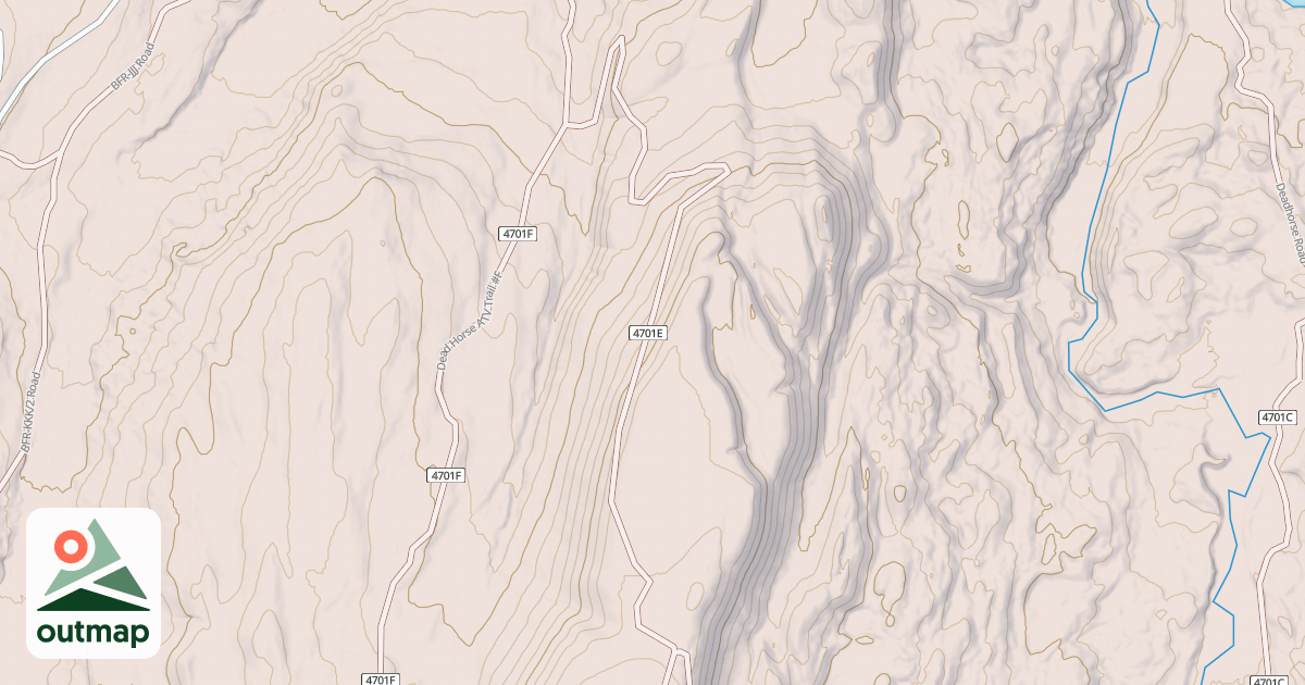 Map of DEAD HORSE ATV E