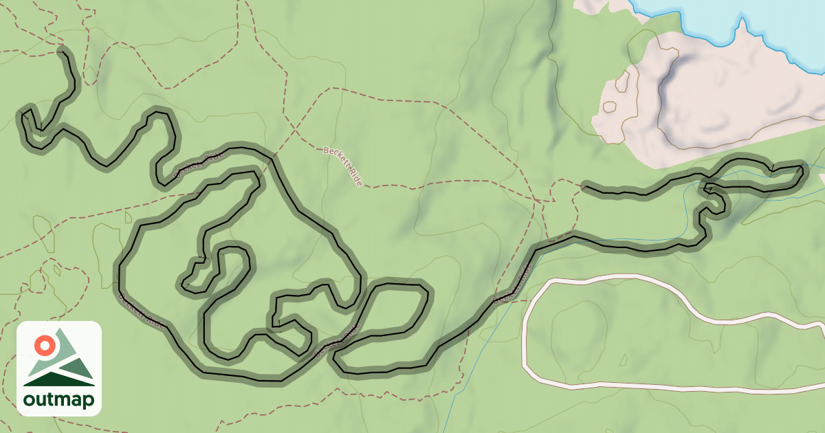 Map of Beckett Ride