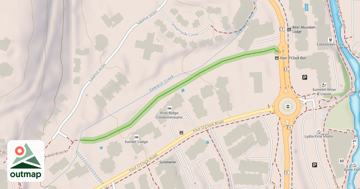 Map of Lowest 4 O'Clock
