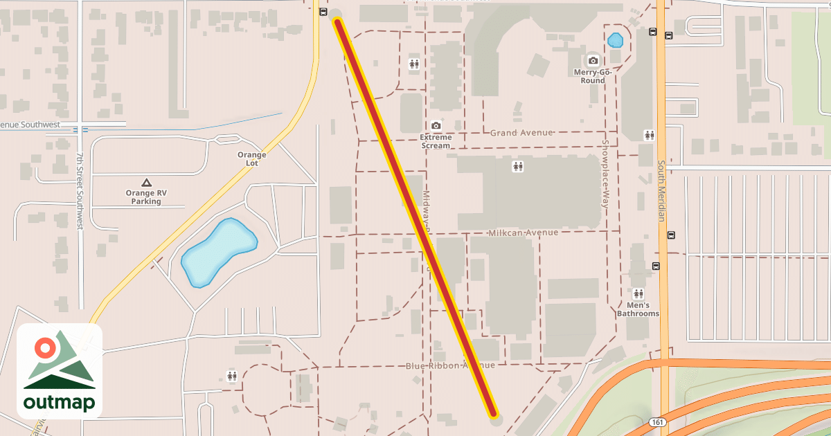 Map of Skyride