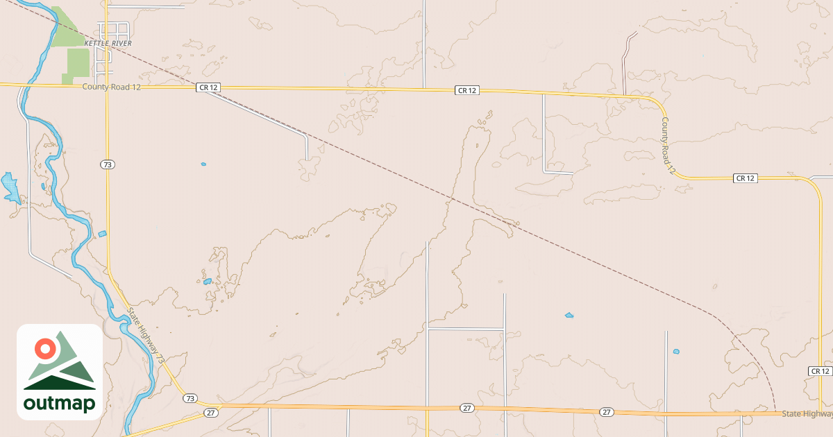 Map of Soo Line North: Carlton