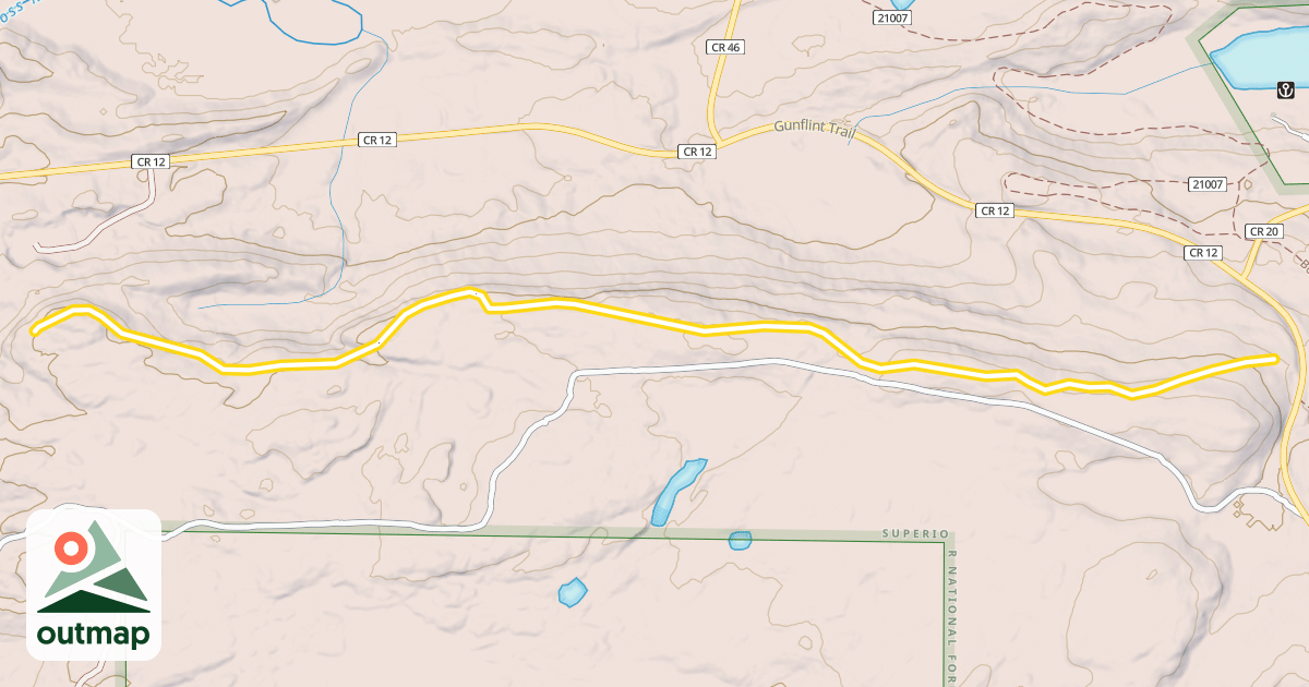 Map of Highlands Trail