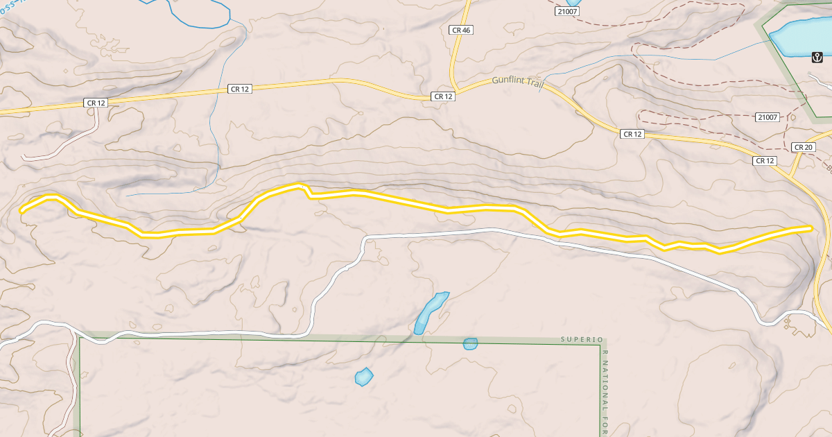 Map preview of Highlands Trail