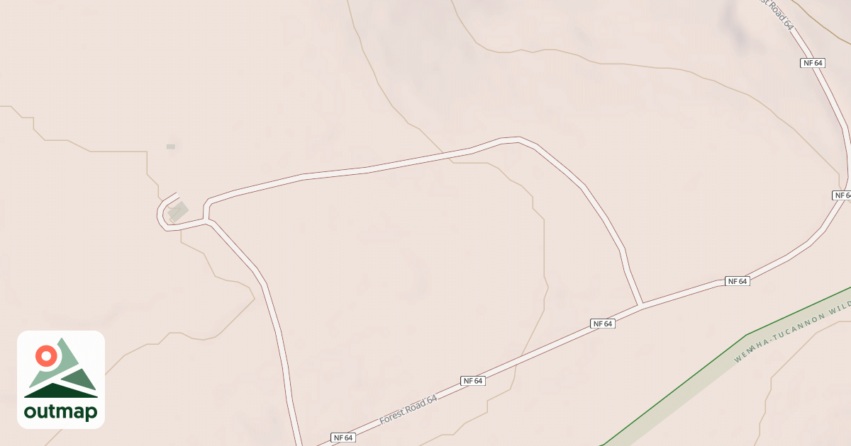 Map of BONE SPRGS. WARMING SHELTER