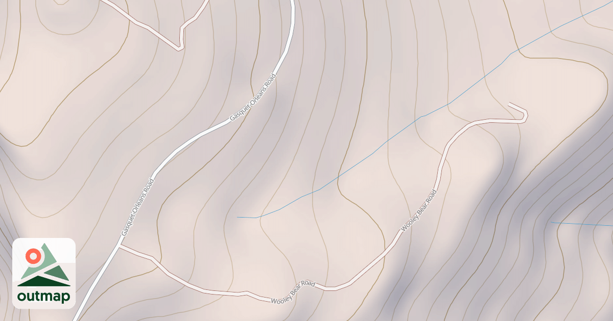 Map of WOOLEY BEAR