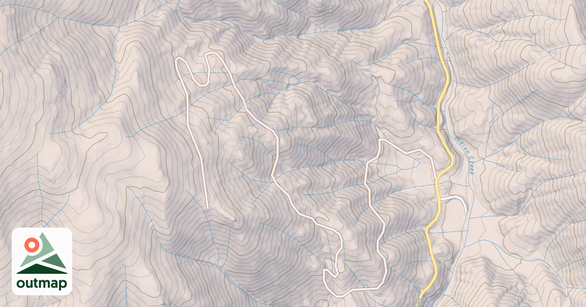 Map of ANTELOPE SPUR