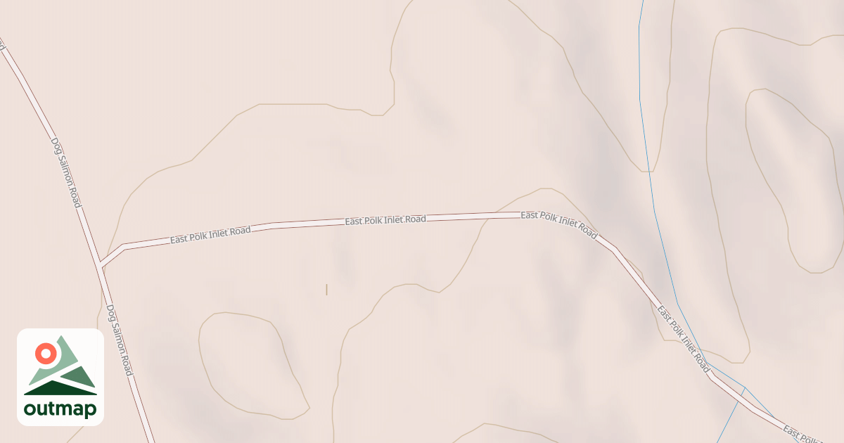 Map of EAST POLK INLET