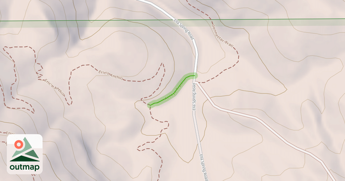 Map of Access Trail