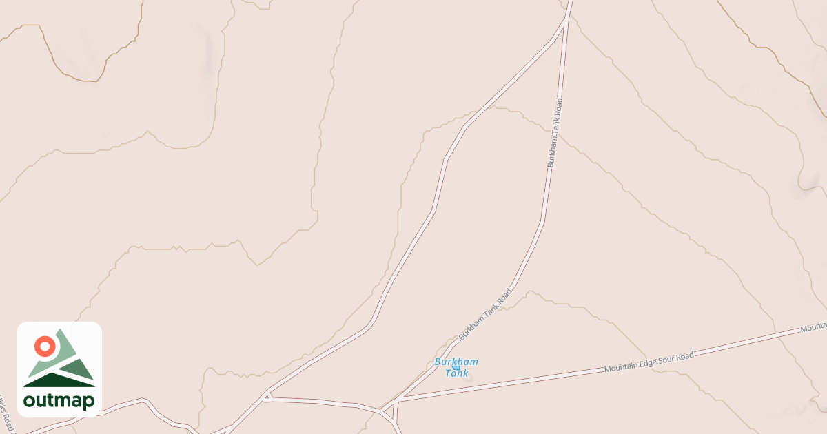 Map of BURKHAM TANK ROAD