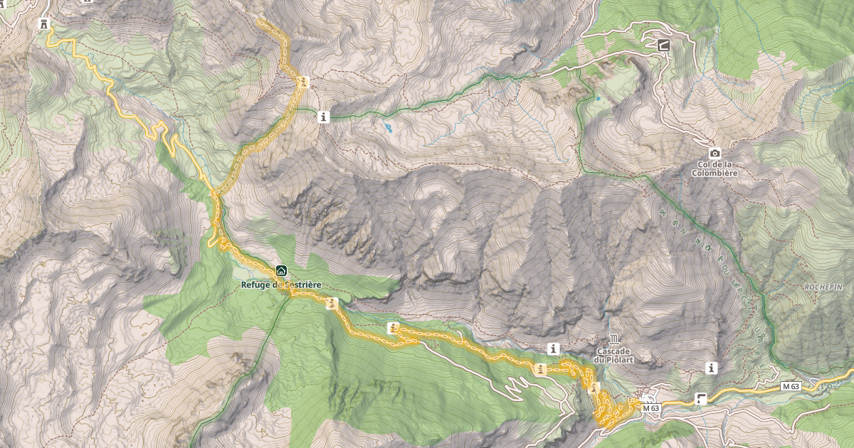 Map preview of Pointe de Chaufrède — Saint-Dalmas-le-Selvage