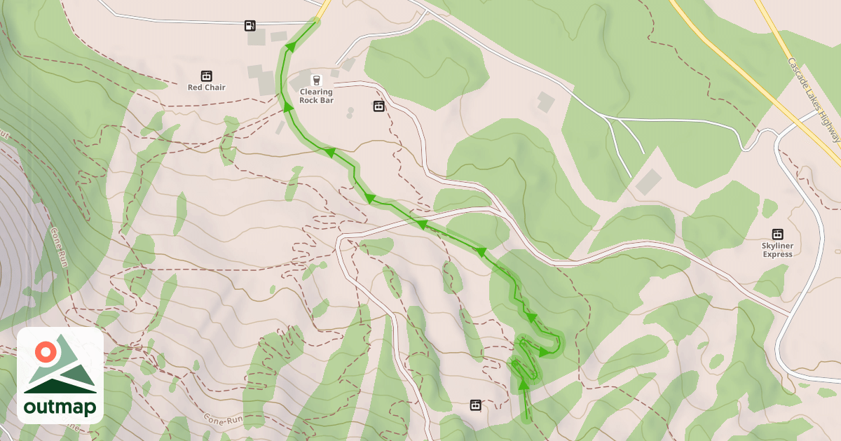 Map of Lava Flow (lower)
