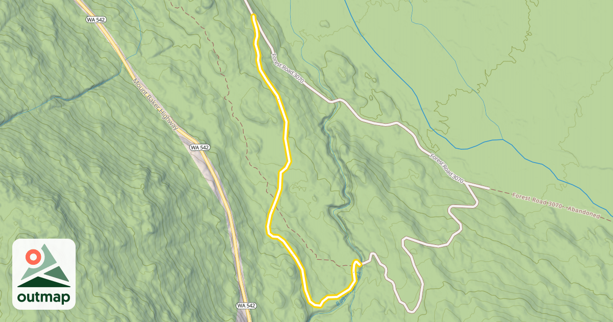 Map of Cougar Loop