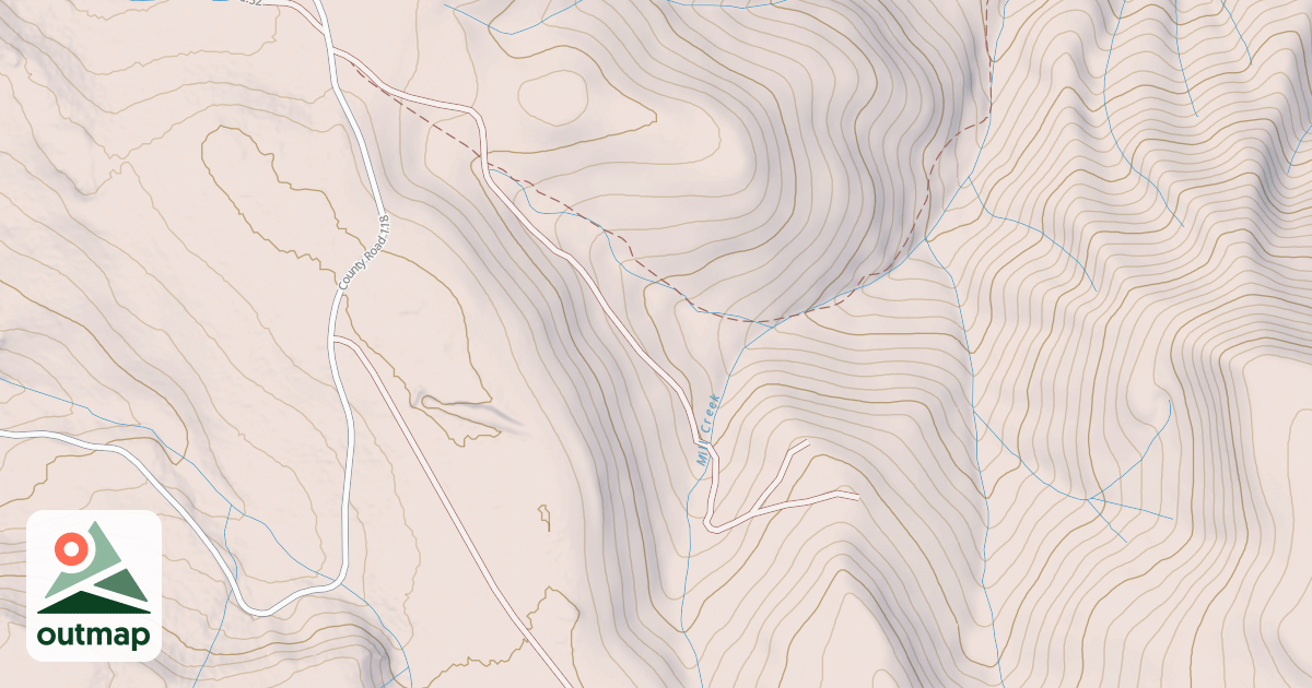 Map of LTTLE BALD MTN