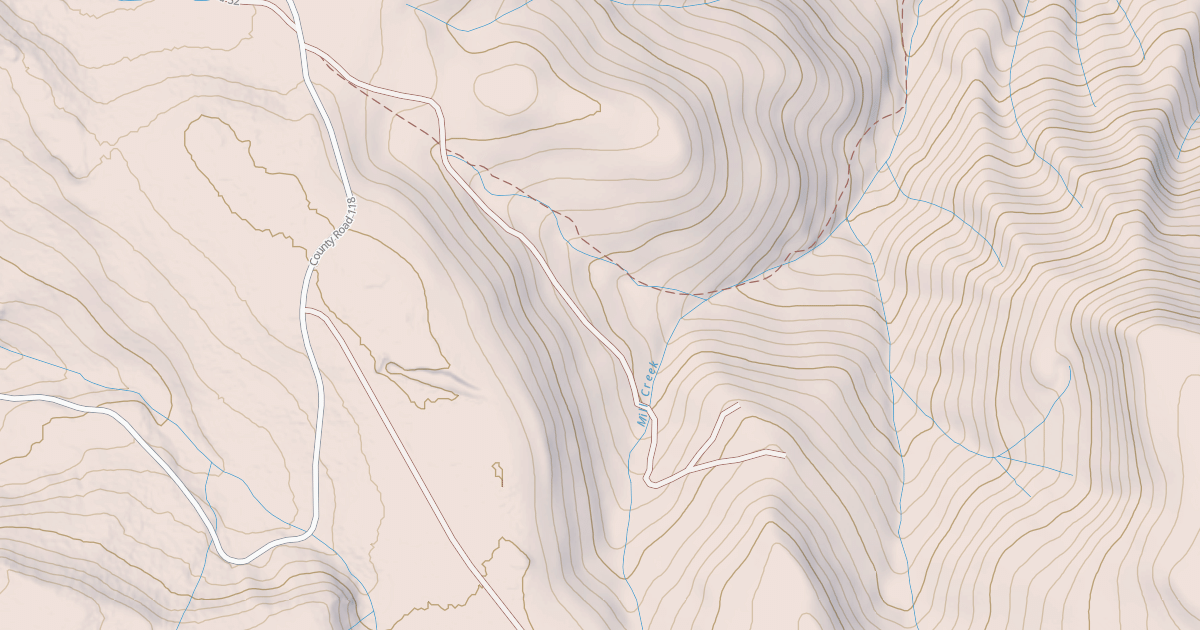 Map preview of LTTLE BALD MTN