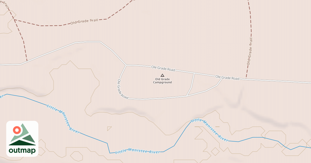Map of OLD GRADE CAMP LOOP