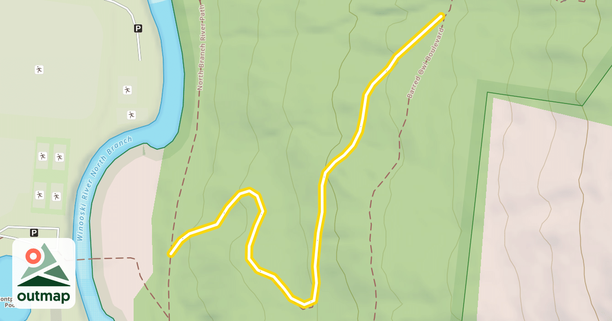 Map of Swallowtail Trail