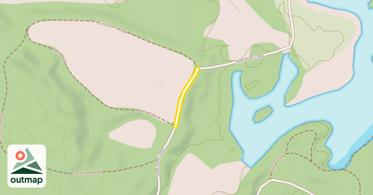 Map of Pine Point Loop