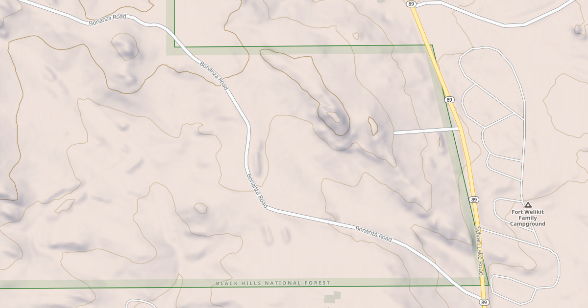 Map preview of BONANZA ROAD