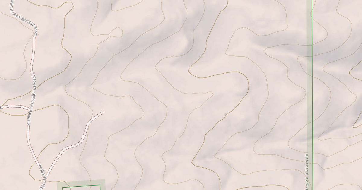 Map preview of CHIMNEY PARK SPUR EB