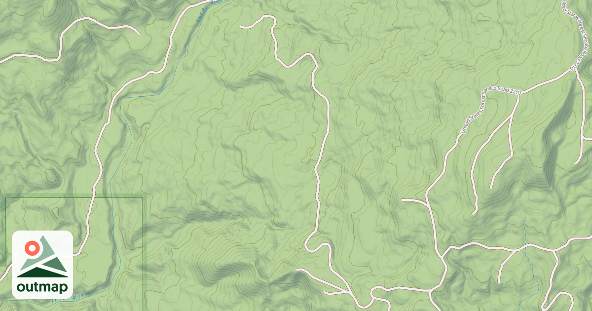 Map of USFS National Forest System Roads {CB5C8128-6725-4F7F-9471-C43DFD2CB9AF}